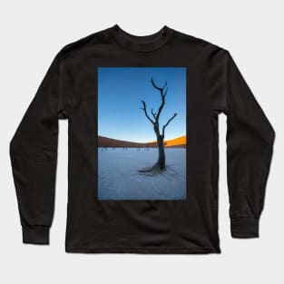 Tree on the salt pan. Long Sleeve T-Shirt